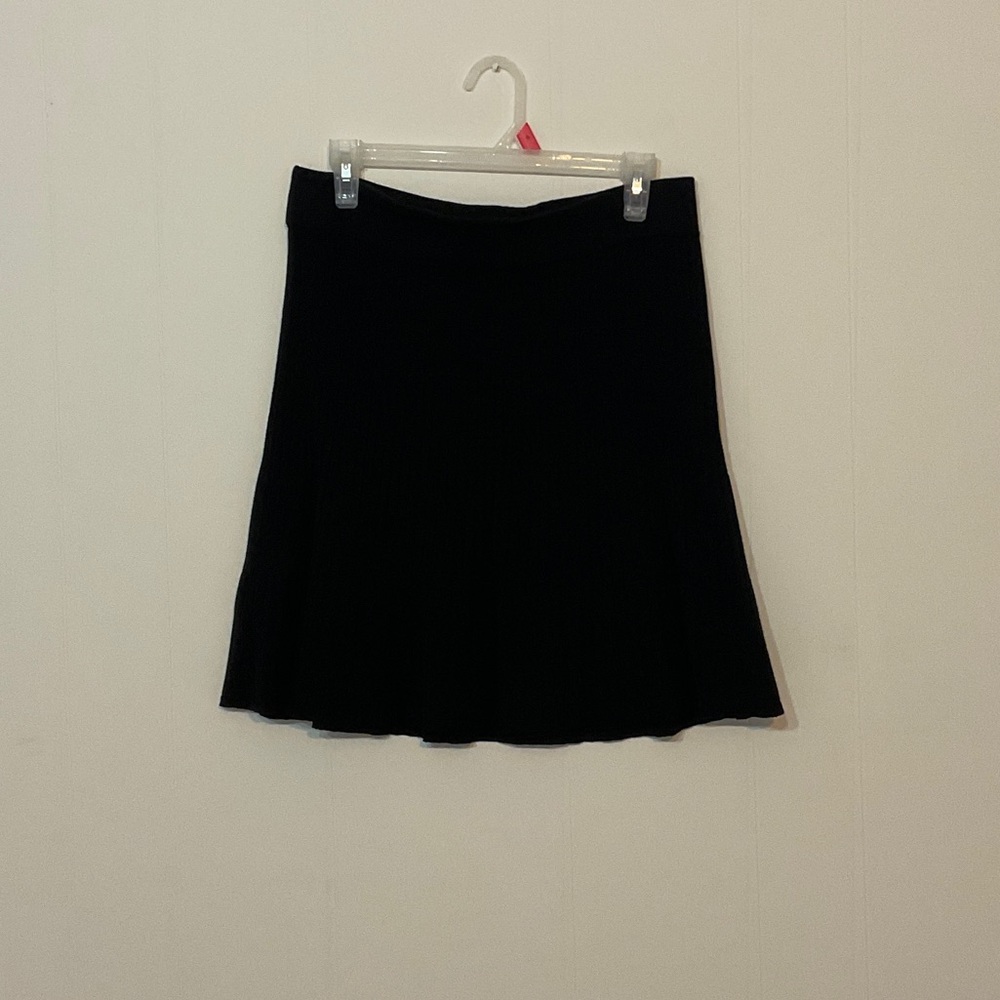 Ann Taylor Ribbed Knit Skater Skirt
